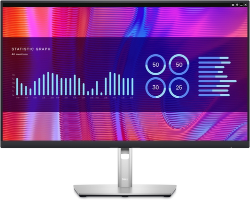 Black/Silver Dell P Series P2723de Computer Monitor 68.6 Cm (27) 2560 X 1440 Pixels Quad Hd Lcd
